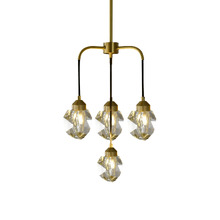 Ayers Brass 4 Light Pendant